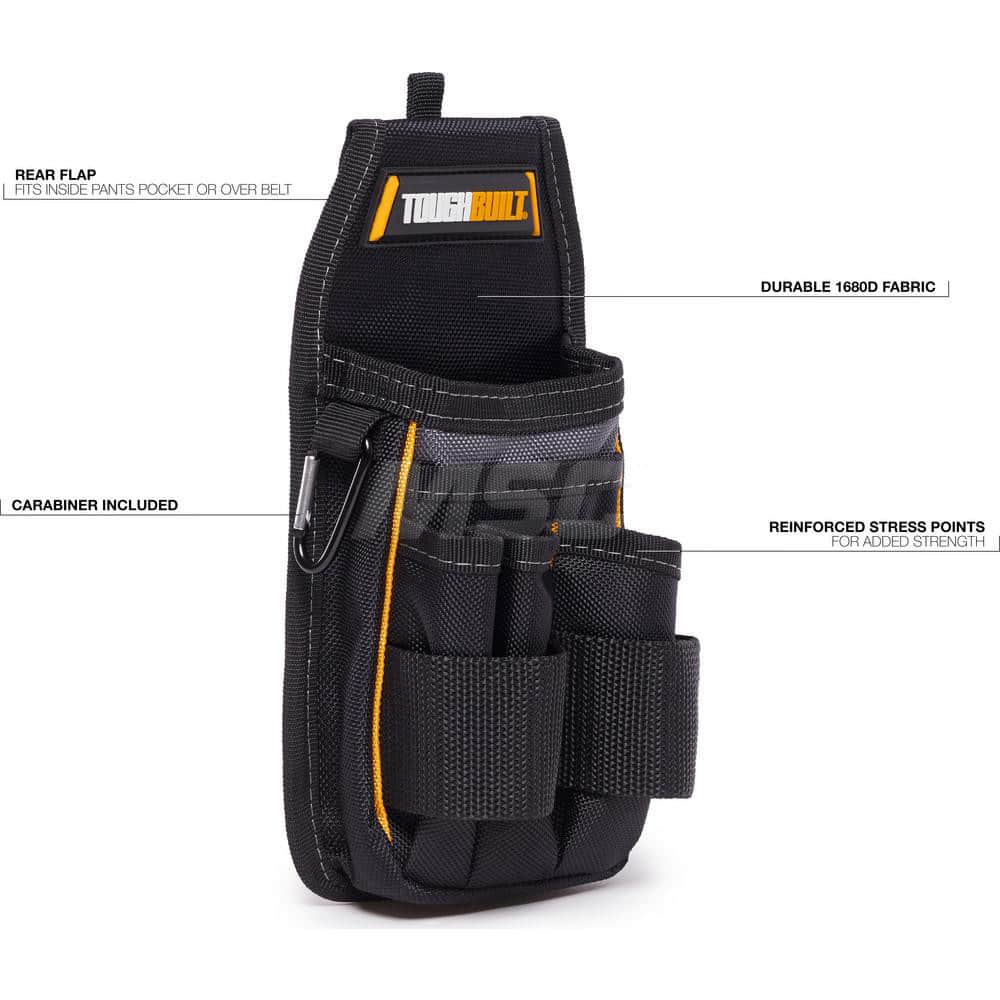 Tool Pouches & Holsters; Holder Type: Tool Pouch; Tool Type: Tool Belts &  Accessories; Material: Polyester; Closure Type: No Closure; Color: Black;