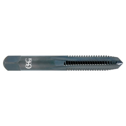 M5x0.8 4Fl D4 HSS Straight Flute Bottoming Tap-Steam Oxide - Exact Tooling