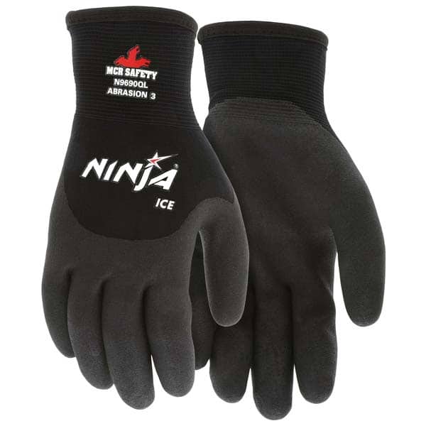 MCR Safety - Work & General Purpose Gloves Application: Cold Coated Area: Palm, Fingers & Knuckles - Exact Tooling