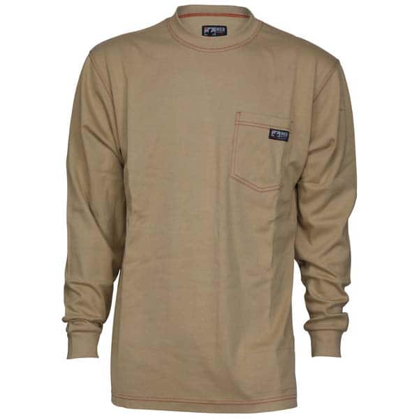 MCR Safety - Shirts Garment Style: T-Shirt Garment Type: Flame Resistant; Arc Flash; Arc Protection - Exact Tooling
