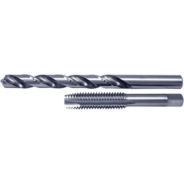 Cle-Line - Tap & Drill Sets Minimum Tap Thread Size (Inch): 1/2-13 Maximum Tap Thread Size (Inch): 1/2-13 - Exact Tooling