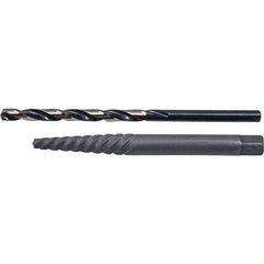 Cle-Line - Bolt Extractor Sets Tool Type: Screw Extractor & Drill Number of Pieces: 2.000 - Exact Tooling
