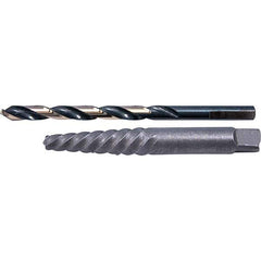 Cle-Line - Bolt Extractor Sets Tool Type: Screw Extractor & Drill Number of Pieces: 2.000 - Exact Tooling