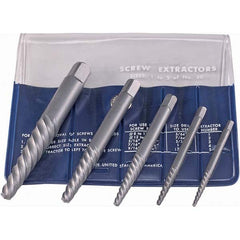 Cle-Line - Bolt Extractor Sets Tool Type: Screw Extractor Number of Pieces: 5.000 - Exact Tooling