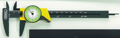 0 - 6'' Measuring Range (64ths / .01mm Grad.) - Plastic Dial Caliper - #142 - Exact Tooling