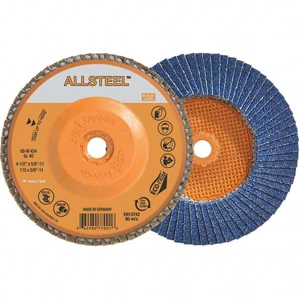WALTER Surface Technologies - Flap Discs Abrasive Type: Coated Flap Disc Type: Type 27 - Exact Tooling
