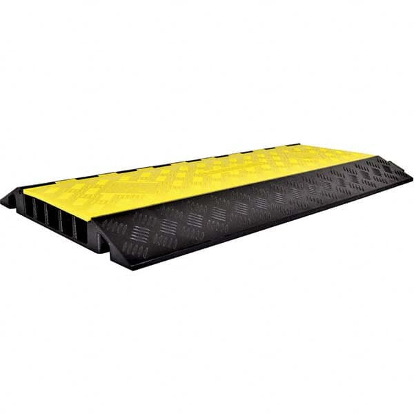 Powerhouse - On Floor Cable Covers Cover Material: Polyethylene Number of Channels: 5 - Exact Tooling