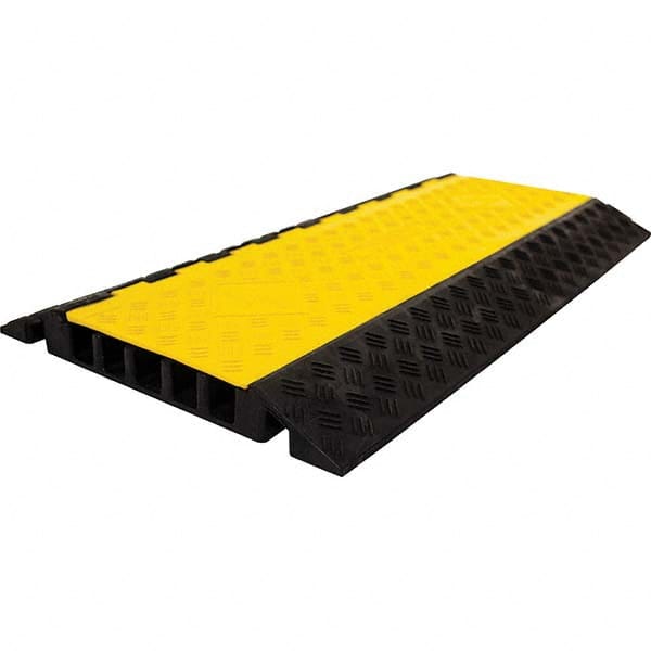 Powerhouse - On Floor Cable Covers Cover Material: Polyethylene Number of Channels: 5 - Exact Tooling