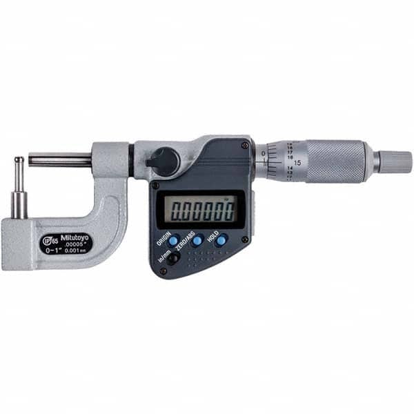 Mitutoyo - Tube Micrometers Operation Type: Electronic Minimum Measurement (Decimal Inch): 0 - Exact Tooling