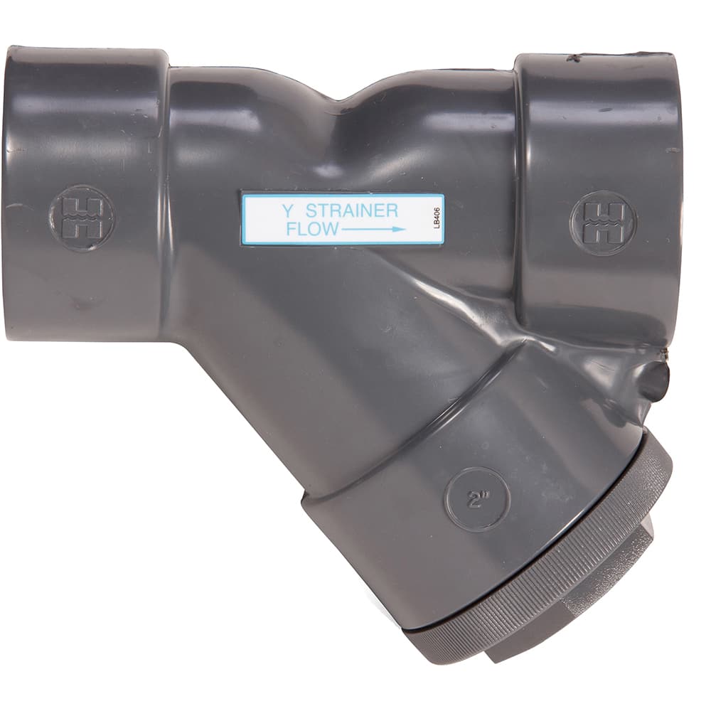 Hayward - 2-1/2" Pipe, Socket Ends, PVC Y-Strainer - Exact Tooling