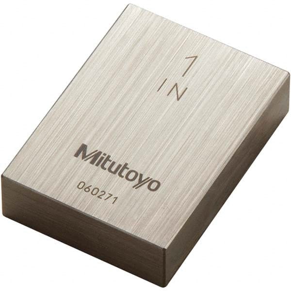 Mitutoyo - Gage Blocks & Spacers Type: Gage Block Size (Decimal Inch): 1.00000 - Exact Tooling