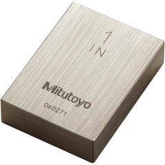 Mitutoyo - Gage Blocks & Spacers Type: Gage Block Size (Decimal Inch): 1.00000 - Exact Tooling