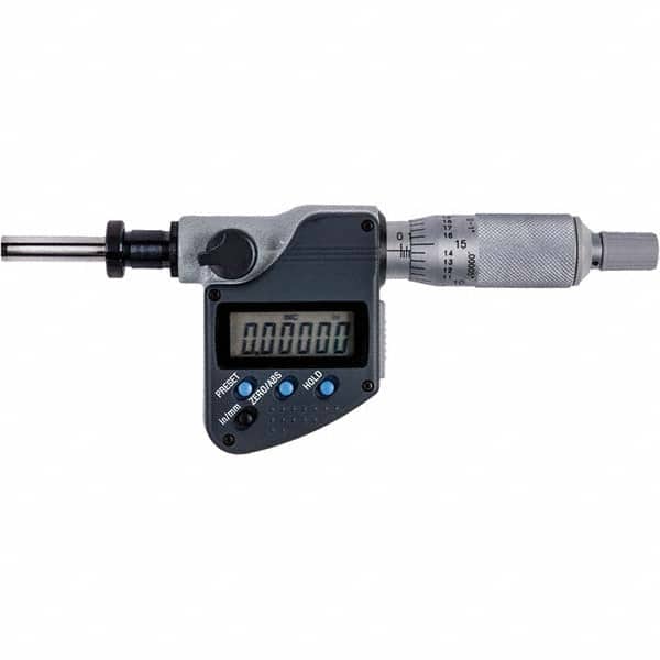 Mitutoyo - Electronic Micrometer Heads Minimum Measurement (Decimal Inch): 0 Maximum Measurement (Decimal Inch): 1 - Exact Tooling
