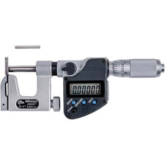 Mitutoyo - Electronic Outside Micrometers Type: Uni-Mike Minimum Measurement (Decimal Inch): 0.0000 - Exact Tooling