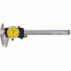 Mitutoyo - Dial Calipers Maximum Measurement (mm): 150 Dial Graduation (mm): 0.02 - Exact Tooling