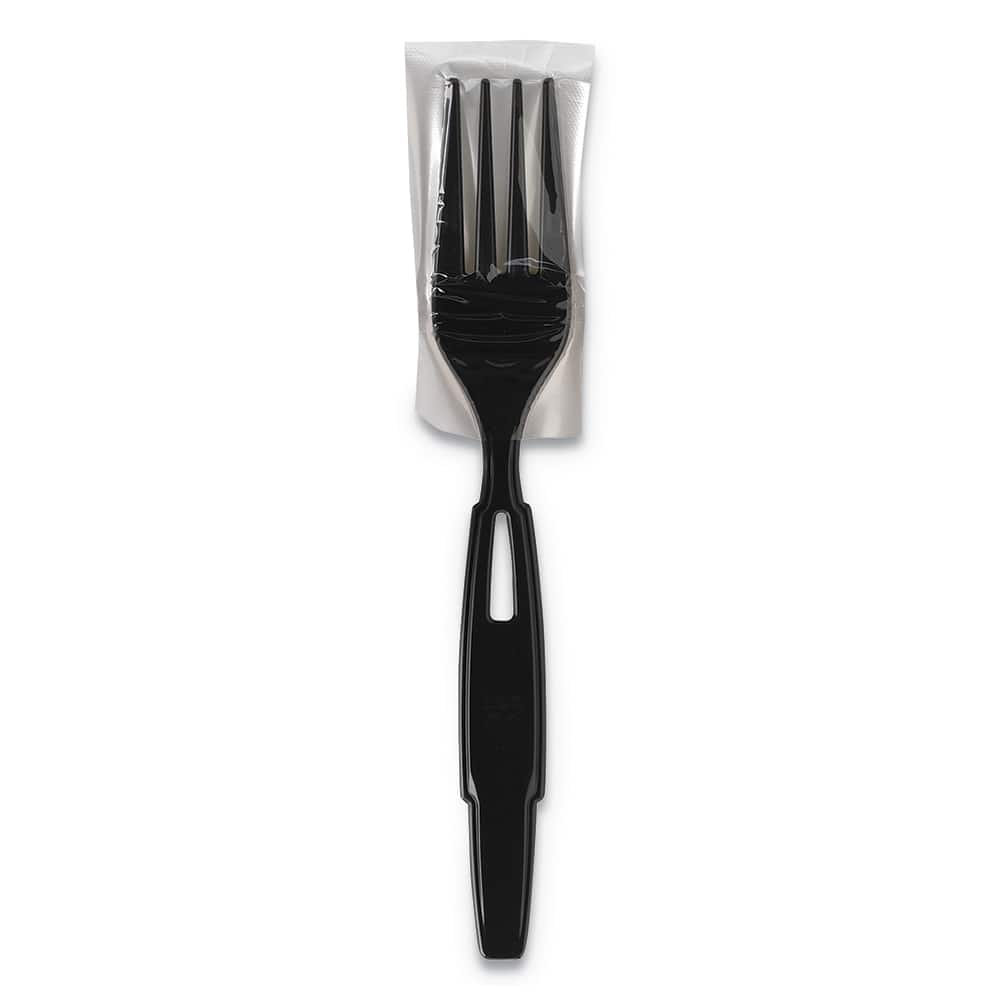 Dixie - Paper & Plastic Cups, Plates, Bowls & Utensils; Breakroom Accessory Type: Fork ; Breakroom Accessory Description: Utensils-Disposable Fork ; Color: Black - Exact Tooling