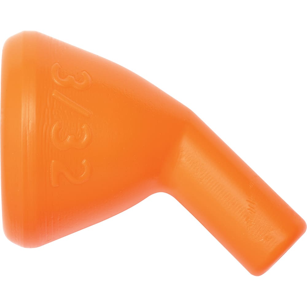Loc-Line - Coolant Hose Nozzles; Type: Loc-Line ; Nozzle Diameter (Inch): 3/32 ; Nozzle Type: 45 Deg ; Hose Inside Diameter (Inch): 1/4 ; Nozzle Type: 45 Deg ; Thread Type: NonThreaded - Exact Tooling