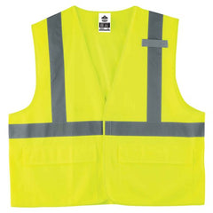 8225HL L/ XL Lime Standard Solid Vest Type R Class 2 - Exact Tooling
