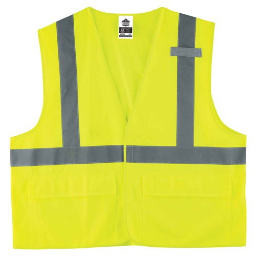 8225HL 4/5 XL Lime Standard Solid Vest Type R Class 2 - Exact Tooling