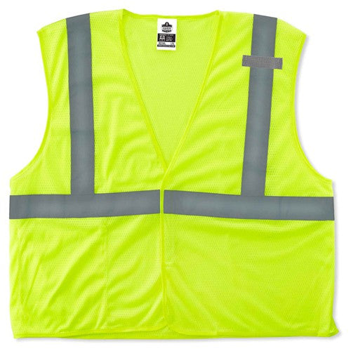 8210HL 4/5 XL Lime Econ Mesh Vest Type R Class 2 - Exact Tooling
