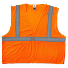 8210HL Econo Vest Orange L/ XL Hook & Loop Glowear - Exact Tooling