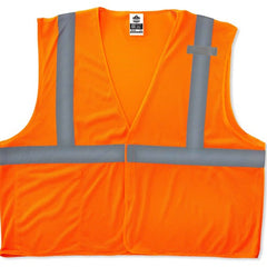 8210HL Econo Vest Orange 2X/3X Hook & Loop Glowear - Exact Tooling