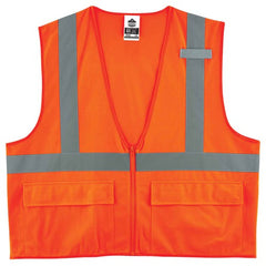 8225Z L/ XL Orange Standard Solid Vest Type R Class 2 - Exact Tooling
