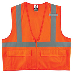 8225Z 2/3 XL Orange Standard Solid Vest Type R Class 2 - Exact Tooling