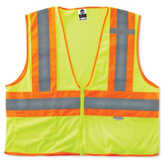 8230Z S/M Lime 2-Tone Vest Type R Class 2 - Exact Tooling