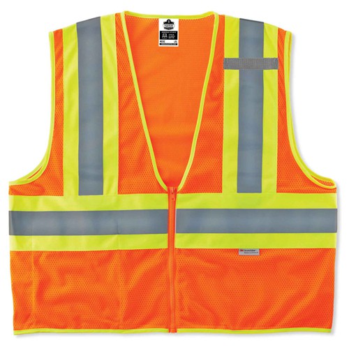 8230Z S/M Orange 2-Tone Vest Type R Class 2 - Exact Tooling
