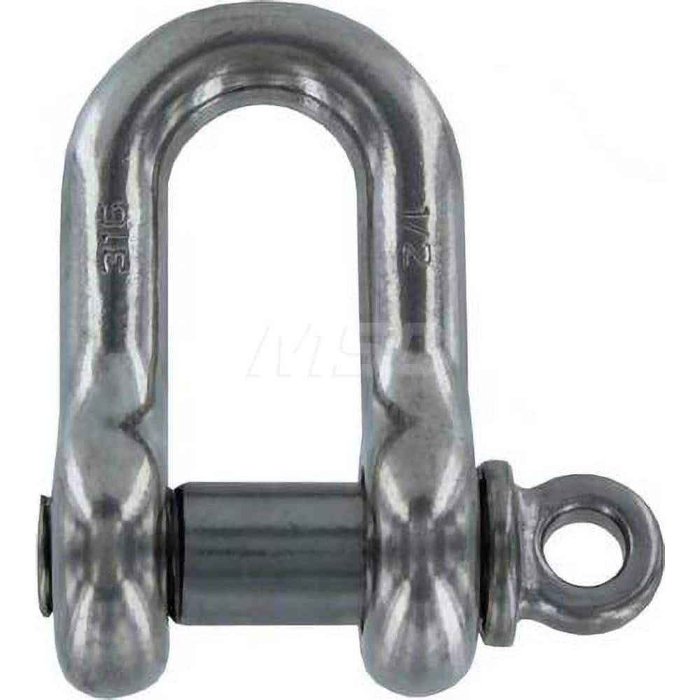 Shackle: Screw Pin Stainless Steel, 5/8″ Pin Dia
