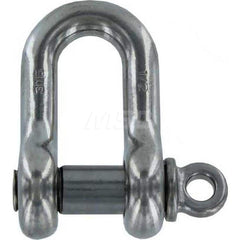 Shackle: Screw Pin Stainless Steel, 5/8″ Pin Dia