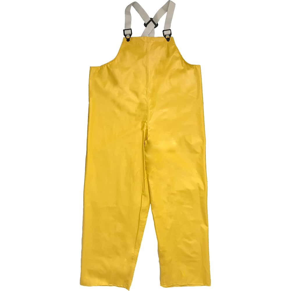 Louisiana Professional Wear - Rain & Chemical Wear; Garment Style: Bib Overall; Suspenders ; Garment Type: Chemical Resistant; Flame Resistant; Waterproof; Rain ; Material: PVC/Nylon ; Size: Medium ; Color: Yellow ; Certification Type: ASTM D6413; ASTM F - Exact Tooling