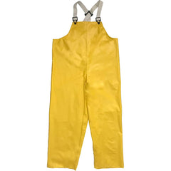 Louisiana Professional Wear - Rain & Chemical Wear; Garment Style: Bib Overall; Suspenders ; Garment Type: Chemical Resistant; Flame Resistant; Waterproof; Rain ; Material: PVC/Nylon ; Size: 4X-Large ; Color: Yellow ; Certification Type: ASTM D6413; ASTM - Exact Tooling