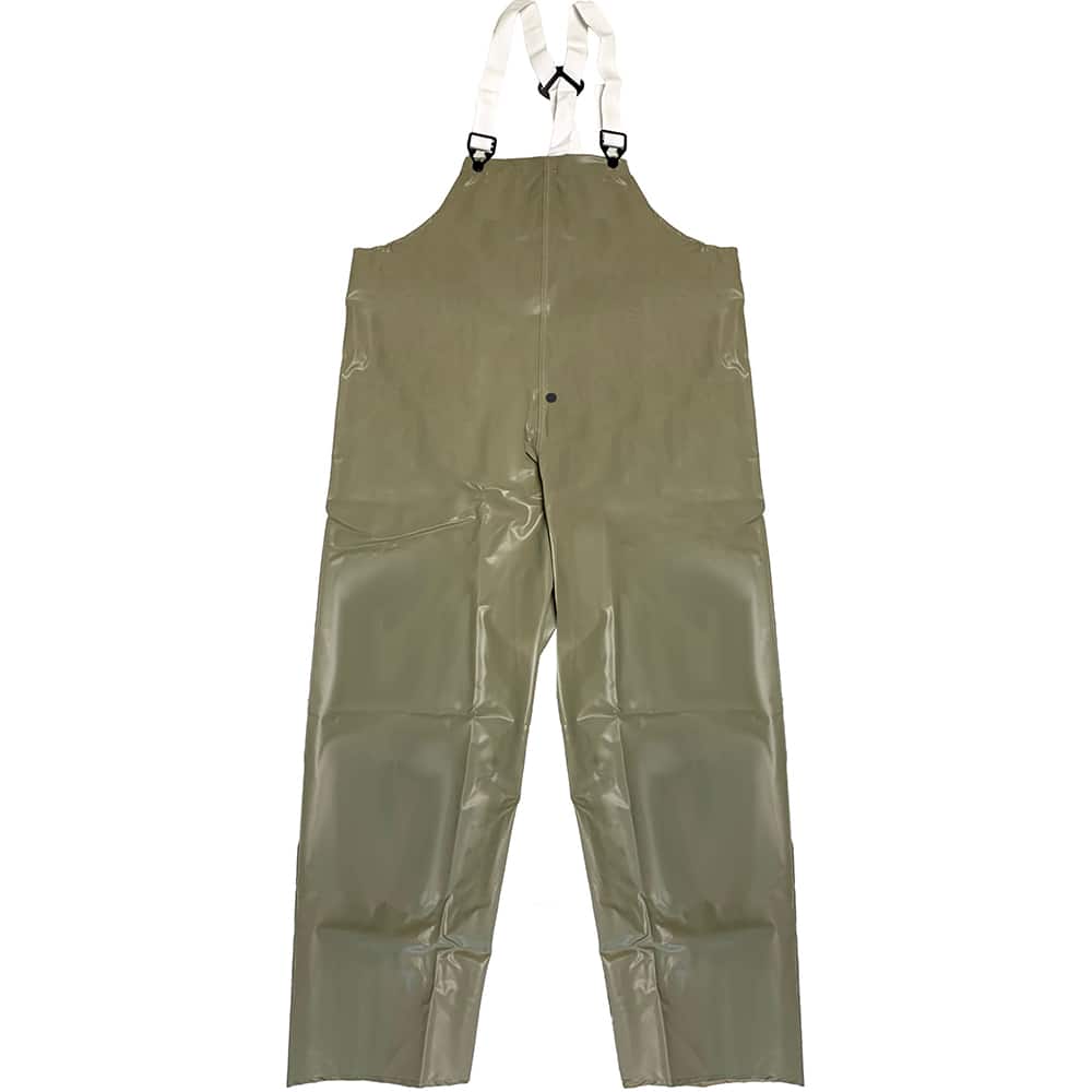 Louisiana Professional Wear - Rain & Chemical Wear; Garment Style: Bib Overall; Suspenders ; Garment Type: Chemical Resistant; Flame Resistant; Waterproof; Rain ; Material: Neoprene/Nylon ; Size: 2X-Large ; Color: Olive Dab Green ; Certification Type: AS - Exact Tooling