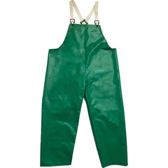 Louisiana Professional Wear - Rain & Chemical Wear; Garment Style: Bib Overall; Suspenders ; Garment Type: Chemical Resistant; Flame Resistant; Waterproof; Rain ; Material: PVC/Polyester/Polyurethane ; Size: Medium ; Color: Kelly Green ; Certification Ty - Exact Tooling