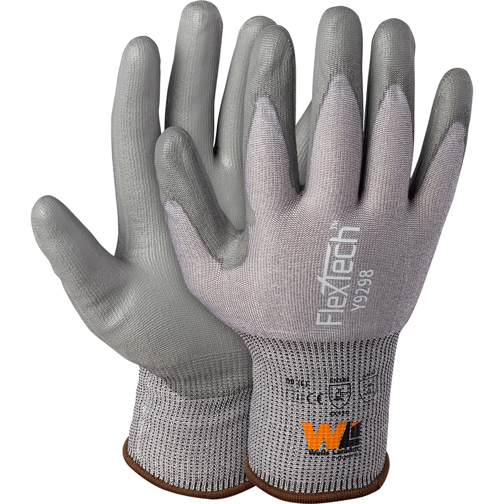 Wells Lamont - Cut & Puncture Resistant Gloves; Type: Cut Resistant ; ANSI/ISEA Cut Resistance Level: A4 ; Coated Area: Palm ; Material Type: HPPE/Nylon/Glass ; Coating Material: Polyurethane ; Men's Size: X-Large - Exact Tooling