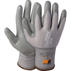 Wells Lamont - Cut & Puncture Resistant Gloves; Type: Cut Resistant ; ANSI/ISEA Cut Resistance Level: A4 ; Coated Area: Palm ; Material Type: HPPE/Nylon/Glass ; Coating Material: Polyurethane ; Men's Size: Large - Exact Tooling