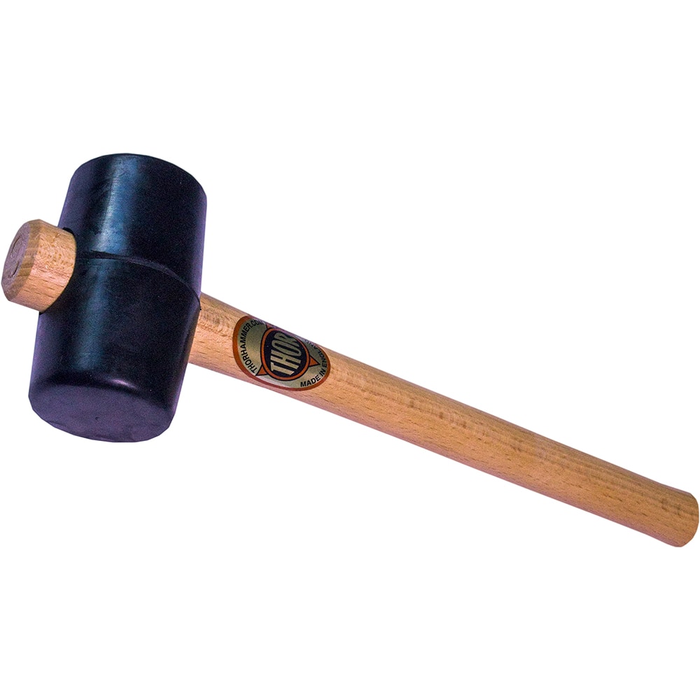 Osca - Non-Marring Hammers; Head Type: Cylindrical ; Head Material: Rubber ; Handle Material: Wood ; Head Weight Range: 1 - 2.9 lbs. ; Face Diameter Range: 1" - Exact Tooling