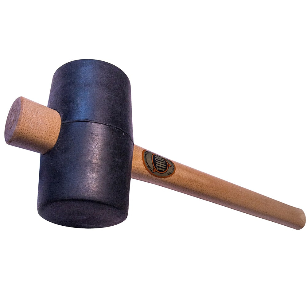 Osca - Non-Marring Hammers; Head Type: Cylindrical ; Head Material: Rubber ; Handle Material: Wood ; Head Weight Range: 1 - 2.9 lbs. ; Face Diameter Range: 1" - Exact Tooling