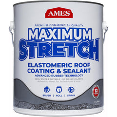 Ames - Maximum Stretch 1 Gal White Elastomeric Roof Coating - Exact Tooling
