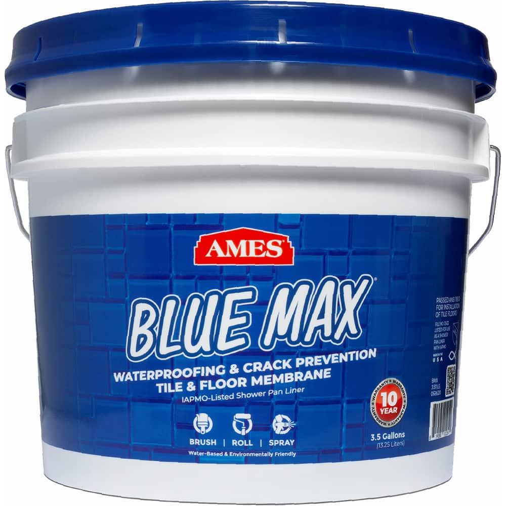 Ames - Blue Max 35 Gal Blue Liquid Rubber Tile & Floor Adhesive - Exact Tooling
