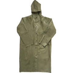 Louisiana Professional Wear - Rain & Chemical Wear; Garment Style: Coat ; Garment Type: Chemical Resistant; Flame Resistant; Waterproof; Rain ; Material: Neoprene/Nylon ; Size: 4X-Large ; Color: Olive Dab Green ; Certification Type: ASTM D6413; ASTM F903 - Exact Tooling