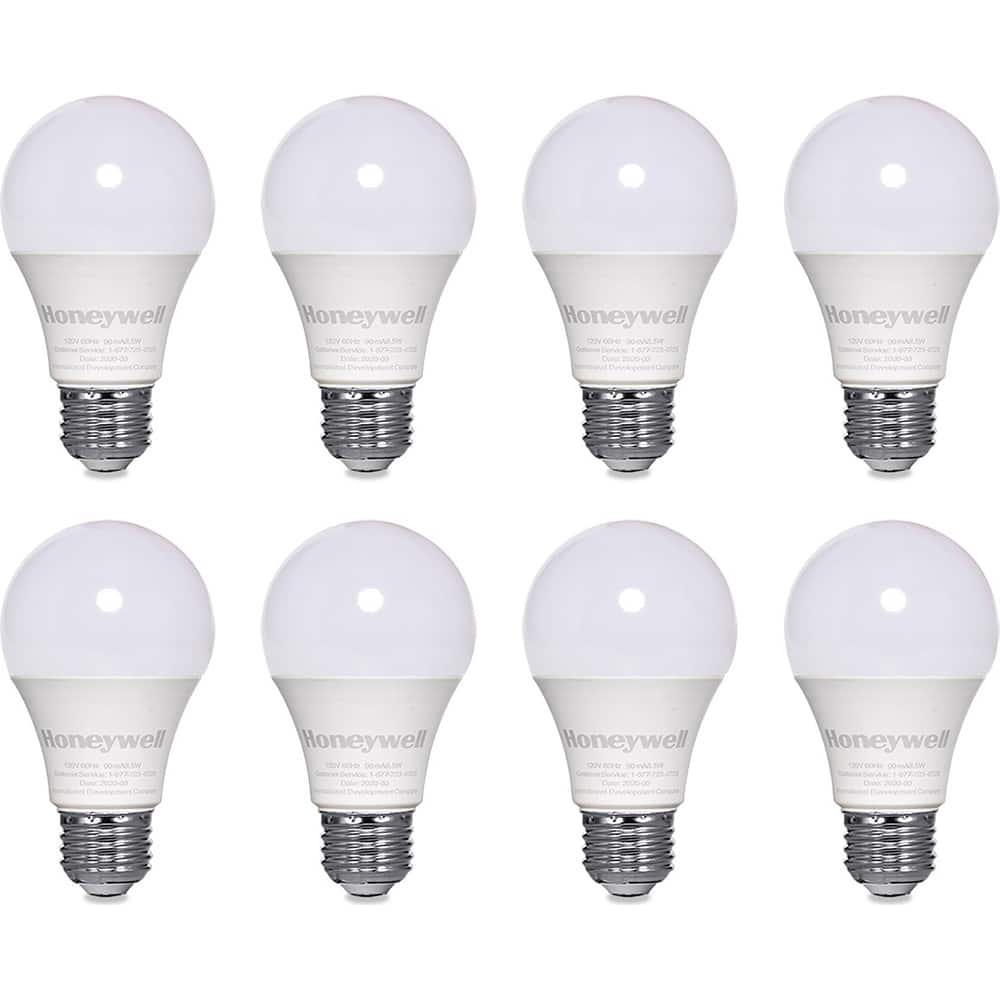 Honeywell - Lamps & Light Bulbs; Lamp Technology: LED ; Lamps Style: Commercial/Industrial ; Lamp Type: A19 ; Wattage Equivalent Range: 60-74 ; Actual Wattage: 8.50 ; Base Style: E26 - Exact Tooling