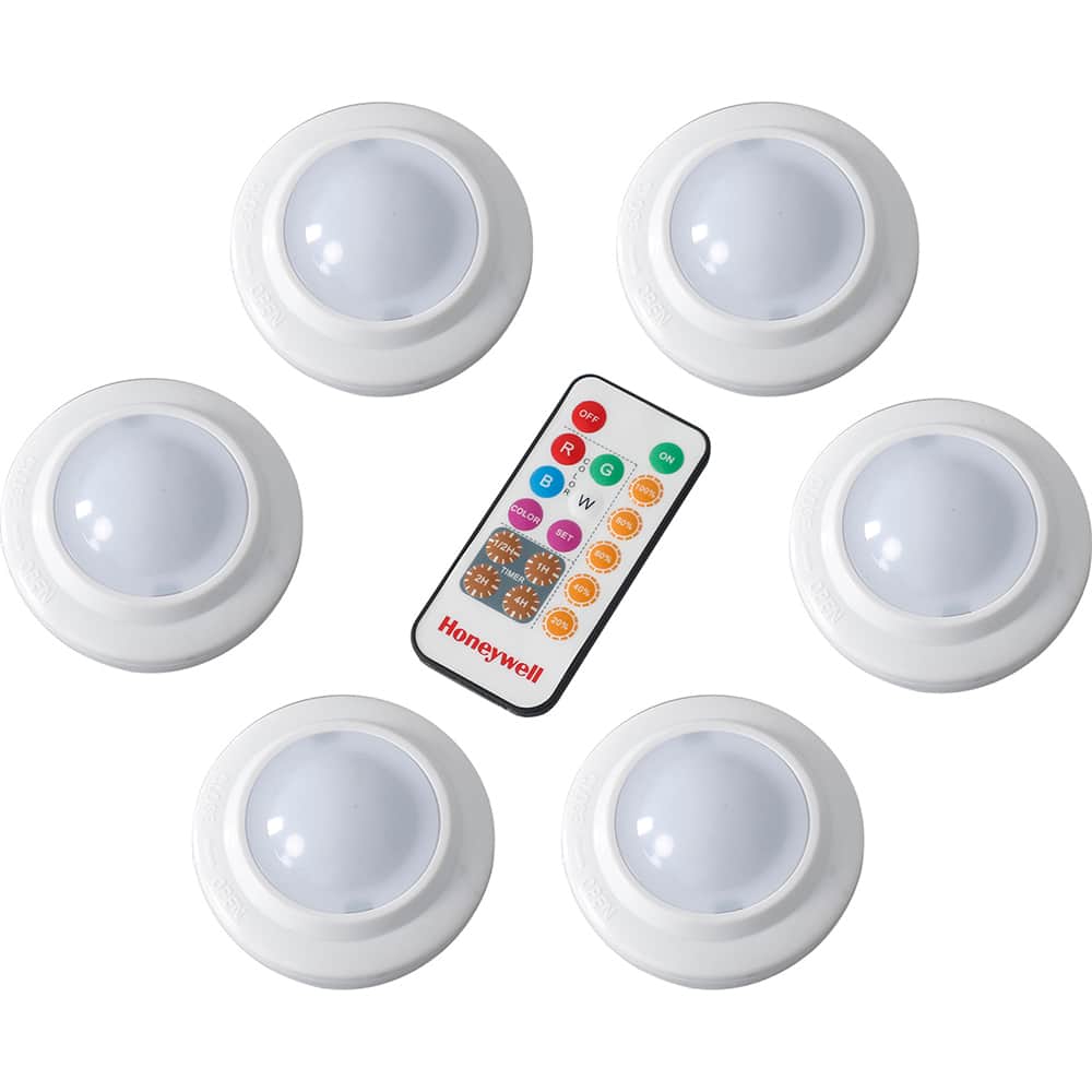 Honeywell - Undercabinet Light Fixtures; Lamp Type: LED ; Number of Lamps: 6 ; Wattage: 0 ; Voltage: N/A - Exact Tooling