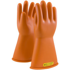 ‎147-2-14/11 Novax Gloves - Novax - Insulating Glove - Class 2 - 14 In. - Orange - Straight Cuff - Exact Tooling