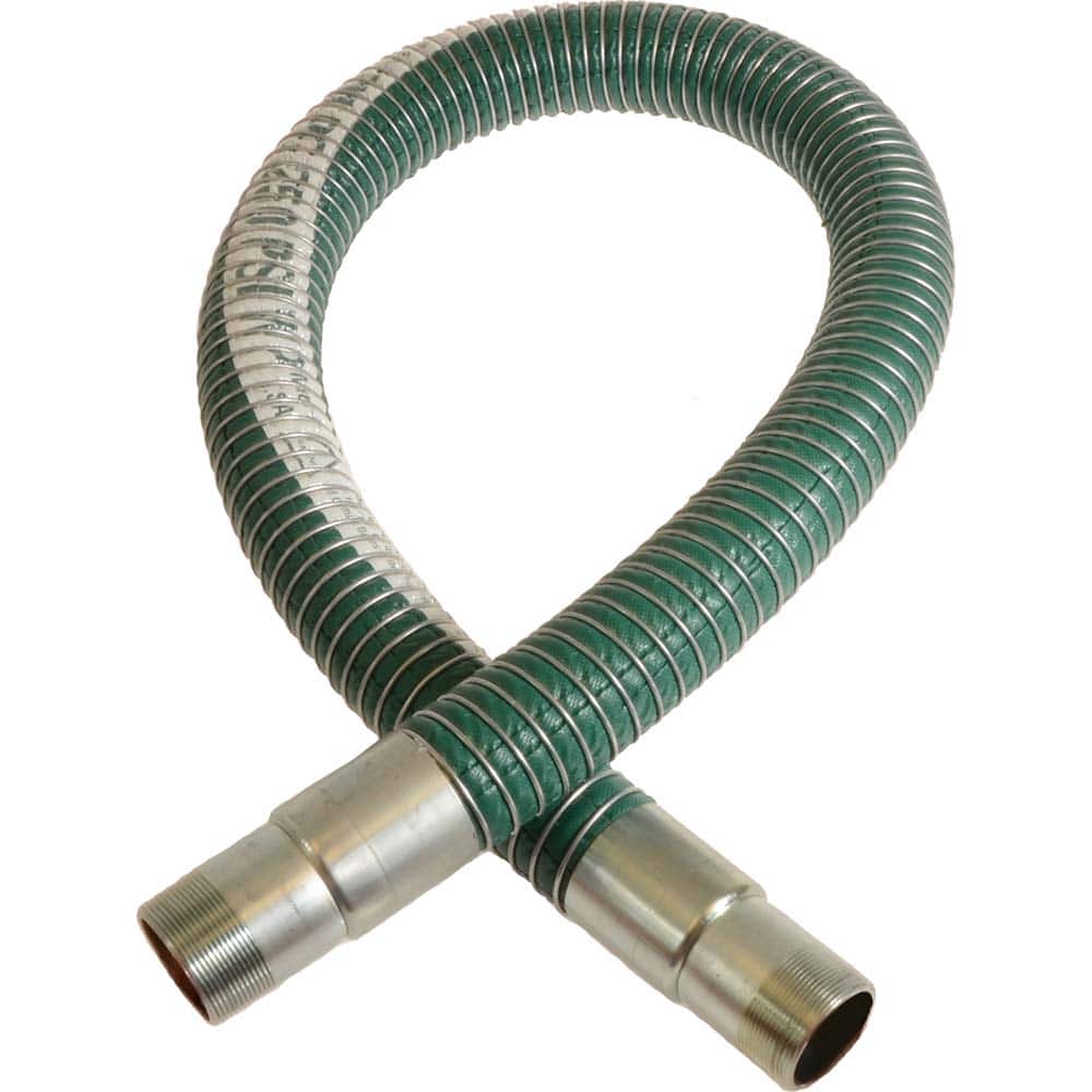 Novaflex - Chemical & Petroleum Hose; Inside Diameter (Inch): 2 ; Outside Diameter (Decimal Inch): 2.4000 ; Overall Length: 10 (Feet); Type: Chemical Handling Hose ; Connection Type: MNPT ; Minimum Temperature (F): -40.000 - Exact Tooling