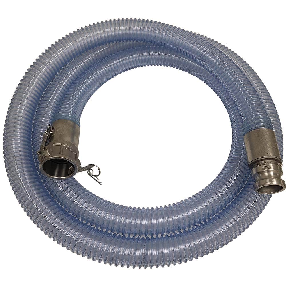 Kuriyama of America - Food & Beverage Hose; Inside Diameter (Inch): 4 ; Outside Diameter (Decimal Inch): 4.7200 ; Length (Feet): 20 ; Bend Radius (Inch): 10 ; Maximum Working Pressure (psi): 35.000 ; Vacuum Rating: 24 In. Hg; 22 In. Hg - Exact Tooling
