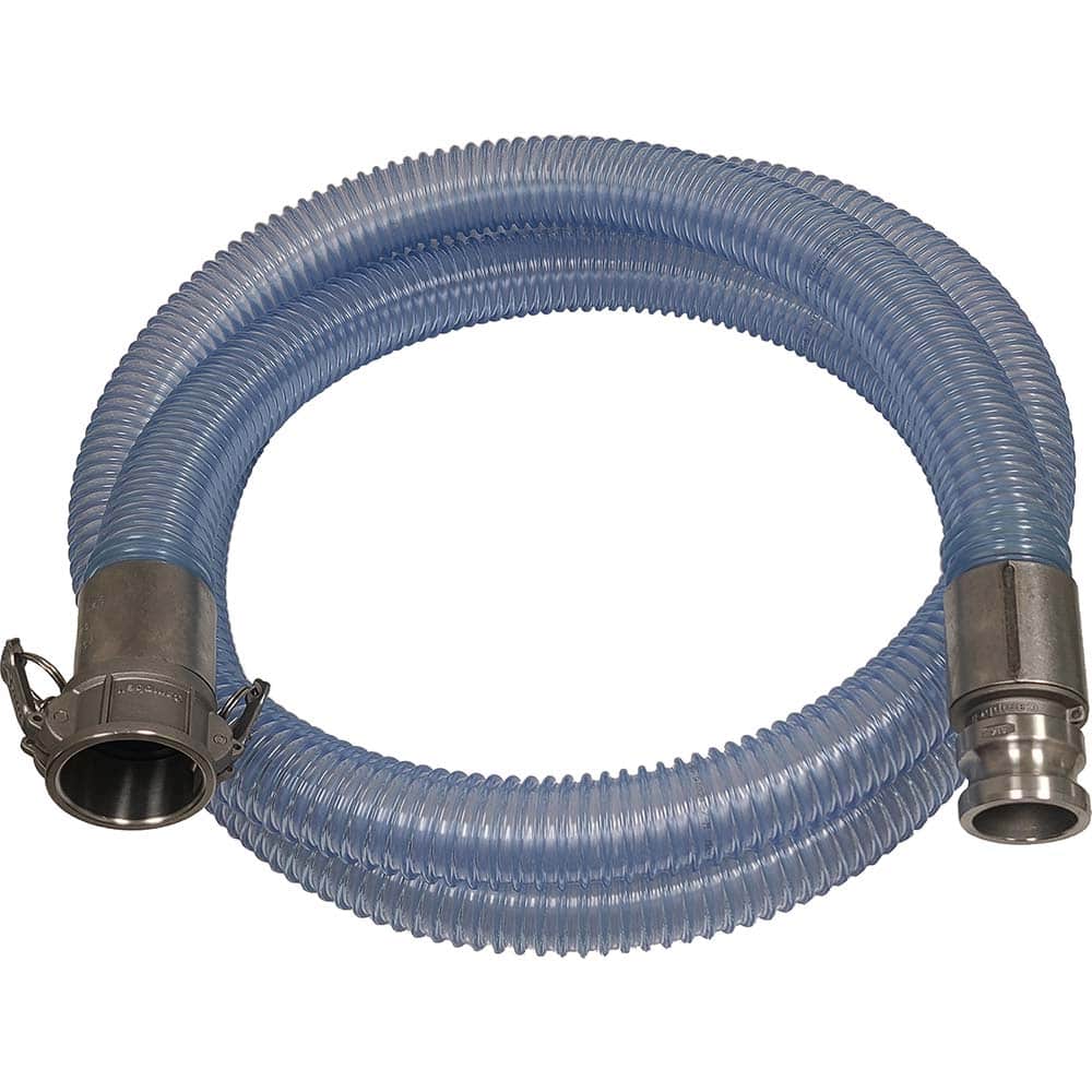Kuriyama of America - Food & Beverage Hose; Inside Diameter (Inch): 2.5 ; Outside Diameter (Decimal Inch): 3.0700 ; Length (Feet): 10 ; Bend Radius (Inch): 5 ; Maximum Working Pressure (psi): 40.000 ; Vacuum Rating: 28 In. Hg; 24 In. Hg - Exact Tooling