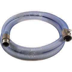 Kuriyama of America - Food & Beverage Hose; Inside Diameter (Inch): 1.5 ; Outside Diameter (Decimal Inch): 1.9500 ; Length (Feet): 5 ; Bend Radius (Decimal Inch): 2.5000 ; Maximum Working Pressure (psi): 110.000 ; Vacuum Rating: 28 In. Hg - Exact Tooling